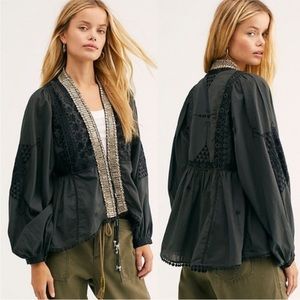 free people Jasmine Embroidered Jacket